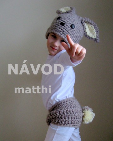 Návod na obleček pro velikonočního králíčka
